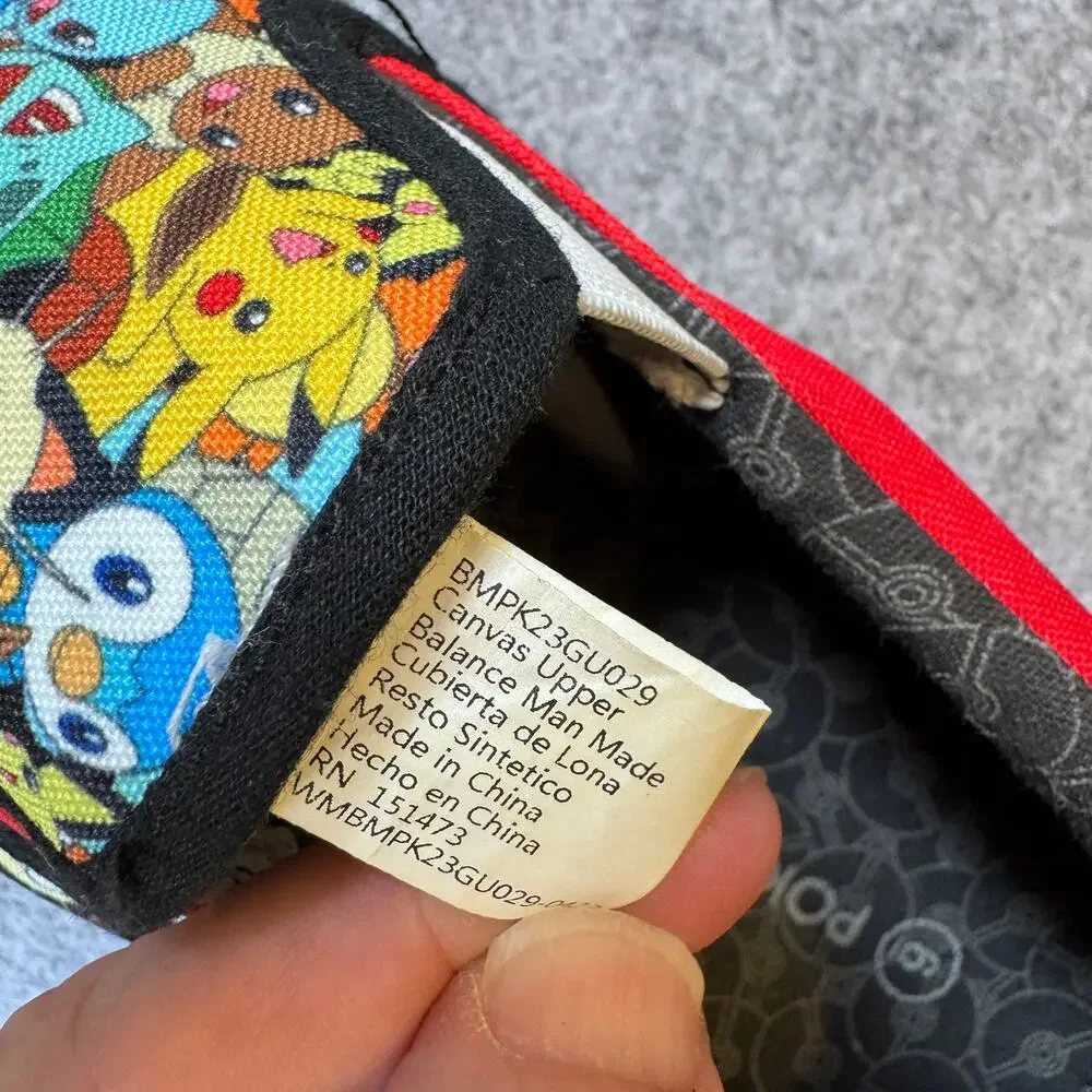 Ground Up Pokemon Slip On Shoes Youth Size 6 Pikachu Canvas Multicolor